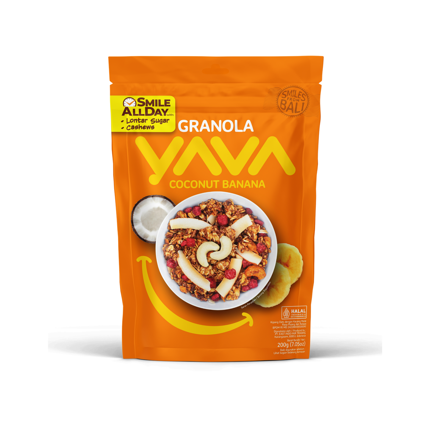 YAVA Granola - Coconut Banana (200 grams)